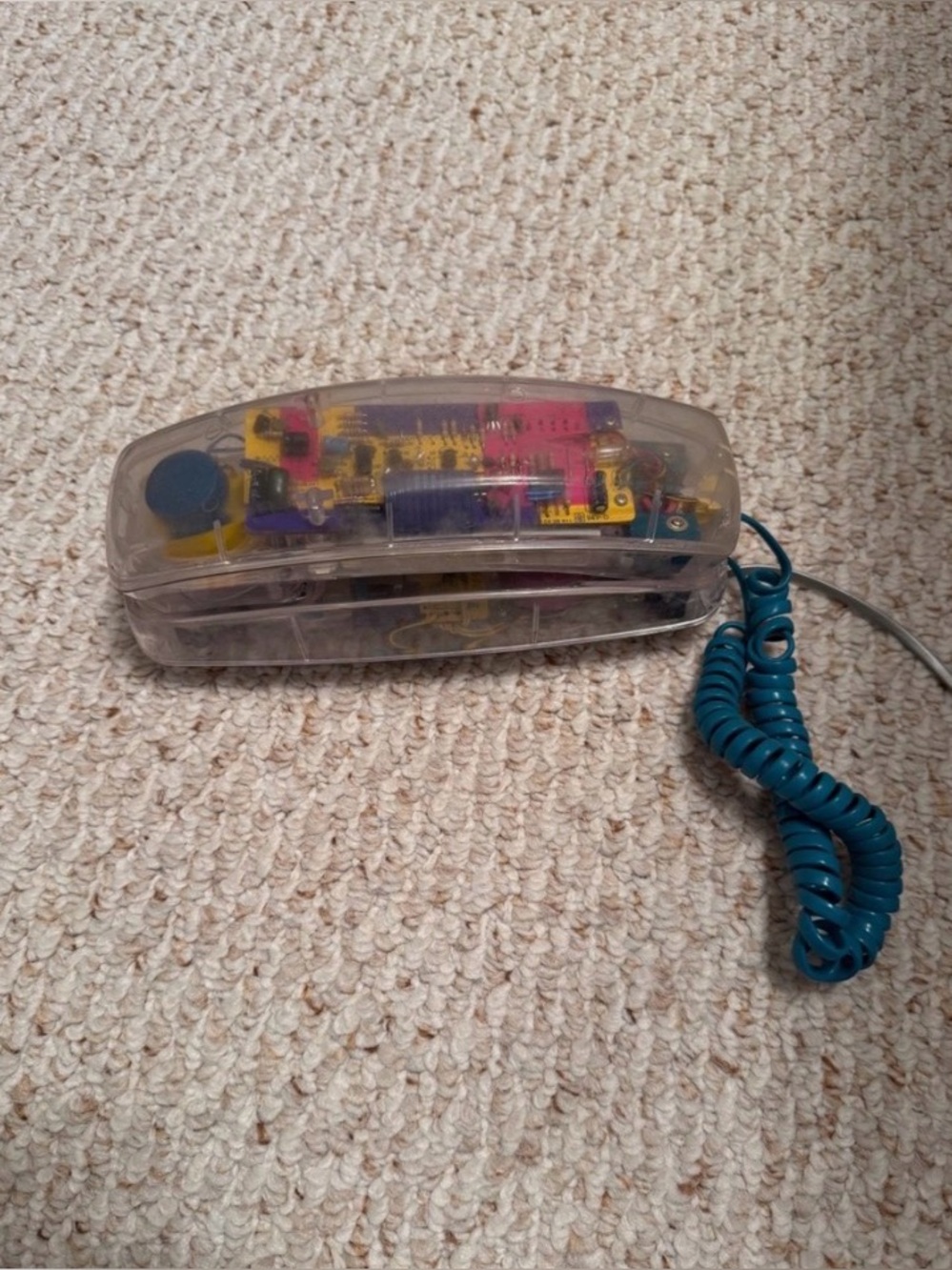 Clear vintage conair phone